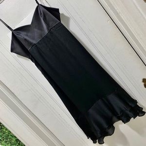 MARIA BIANCA NERO✨SILK BLACK COCKTAIL DRESS